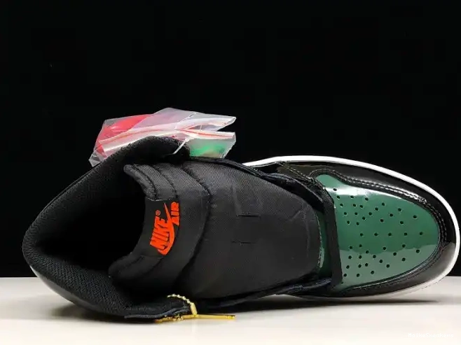 MaikeSneakers Jordan Retro Air AV3905-038 1 OG Team Black SoleFly x High Orange-Fir 0611